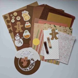 6 Brown Christmas - The Craft Box Blog - Paisley Brown Christmas Page Kit