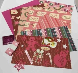 9 Pink Christmas - The Craft Box Blog - Paisley Pink Christmas Page Kit