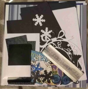 01-Navy-Blue-2 - The Craft Box Blog - Paisley 1. Christmas Navy Blue 1