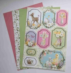 01-Springtime-Green-Pink - The Craft Box Blog - Paisley Springtime - Green and Pink