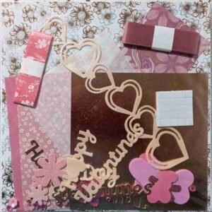 02 Pink and Rose Gold - The Craft Box Blog - Paisley Pink and Rose Gold