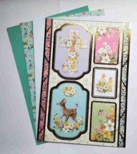 06-Springtime-Blue-White - The Craft Box Blog - Paisley Springtime - Blue and White