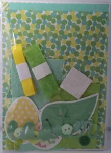 A6 Yellow and Orange Easter Card Making Kit - The Craft Box Blog - Paisley A6EASTER-0606-Easter-Yellow-Green