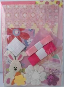 A6 Pink Easter Card Making Kit - The Craft Box Blog - Paisley A6 Pink Easter Card Making Kit