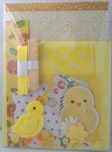 A6 Yellow Easter Card Making Kit - The Craft Box Blog - Paisley A6 Yellow Easter Card Making Kit