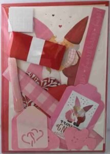 A6 Pink and Red Valentine Card Making Kit - The Craft Box Blog - Paisley A6 Pink and Red Valentine Card Making Kit