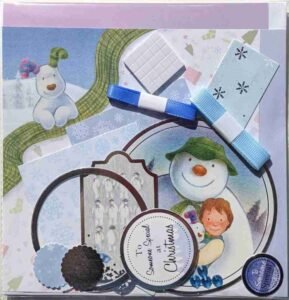 2-Blue - The Craft Box Blog - Paisley The Snowman and The Snow Dog - Blue
