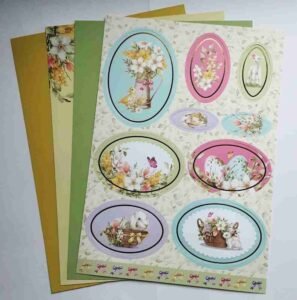 05 Springtime - Green and Yellow - The Craft Box Blog - Paisley Springtime - Green and Yellow