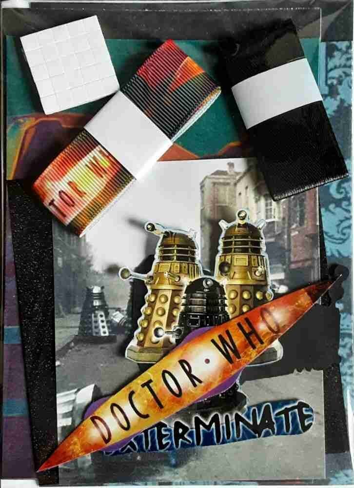16 Daleks Dr Who - The Craft Box Blog - Paisley Daleks (Dr Who)