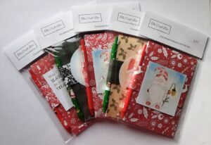 Christmas Notepad and Pen Set - The Craft Box Blog - Paisley Christmas Notepad and Pen Set