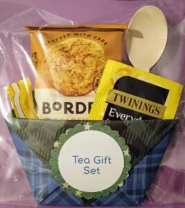 Tea Gift Set 2 Blue and Green - The Craft Box Blog - Paisley Tea Gift Set - Blue and Green