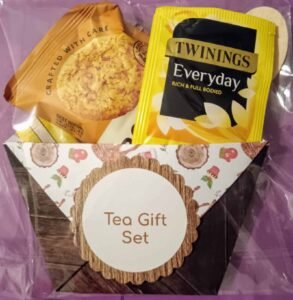 Tea Gift Set 2 Brown - The Craft Box Blog - Paisley Tea Gift Set - Brown