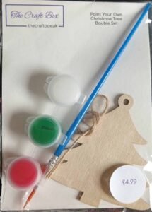 Kids Christmas Tree Bauble Painting Kit - The Craft Box Blog - Paisley Kids Christmas Tree Bauble Painting Kit
