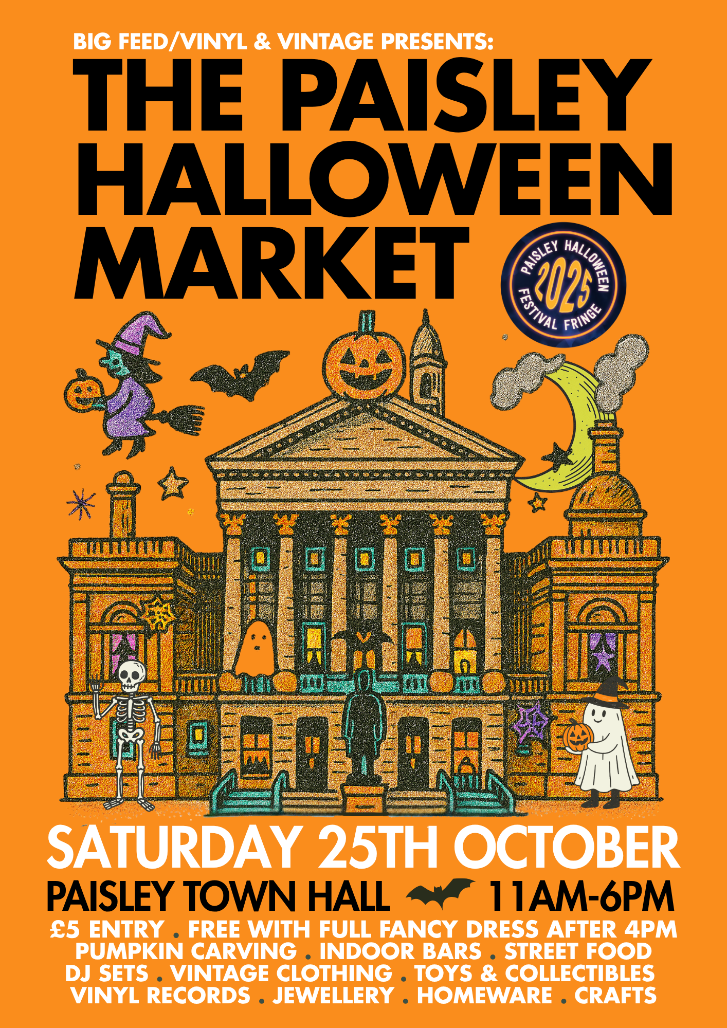 Paisley Halloween Parade Market