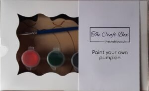 01 Pumpkin Painting Kit Boxed - The Craft Box Blog - Paisley