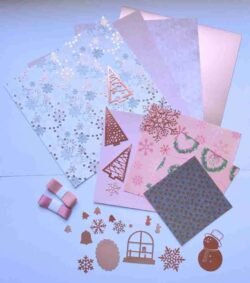 Rose Gold Christmas Page Kit