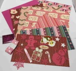 Pink Christmas Page Kit