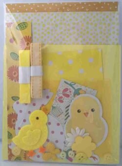 A6 Yellow Easter Card Making Kit