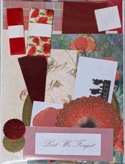 Remembrance Day Card Kit